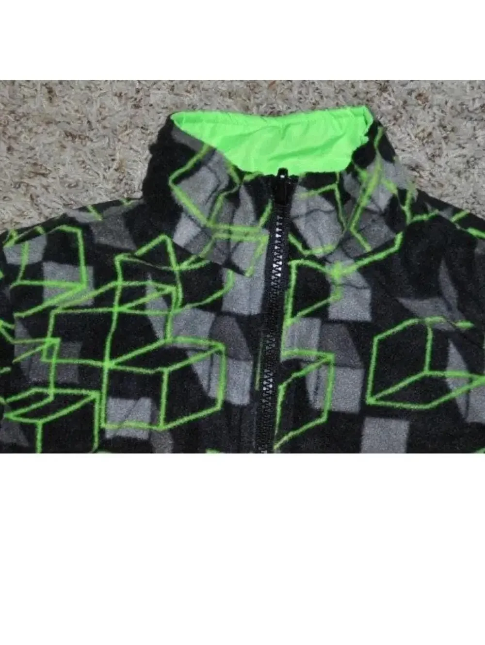 Boys All Weather Jacket 4/5 Black Green 4 in 1 Winter Spring Fall Athletech